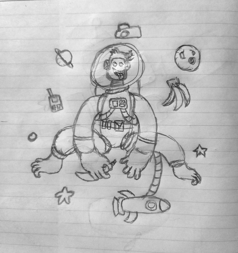 No soy bueno para dibujar pero hice el intento, la verdad ayuda mucho tener un boceto para irte guiando