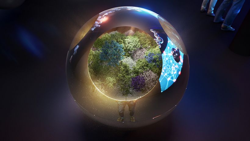 Mirador Torre Glòries: Spheres 1