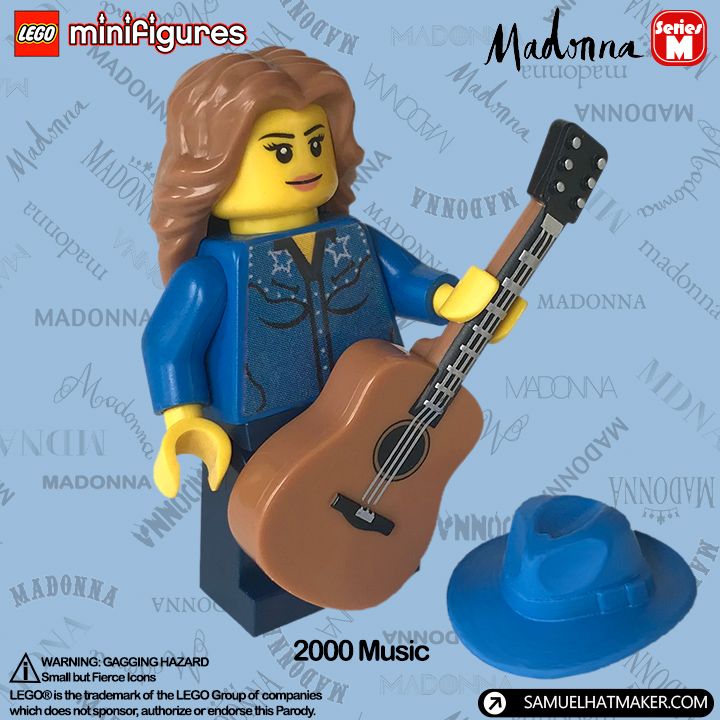 LEGO Madonna Minifigure Series Domestika
