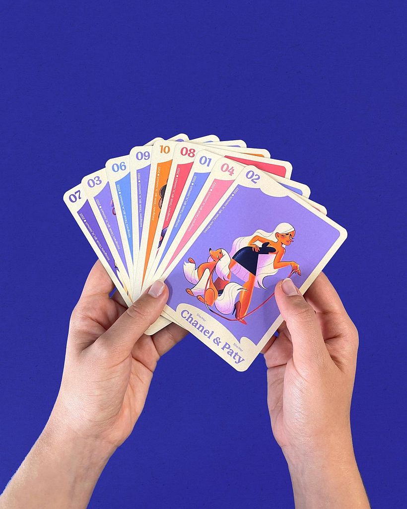 MOXIE: illustrated cards 1