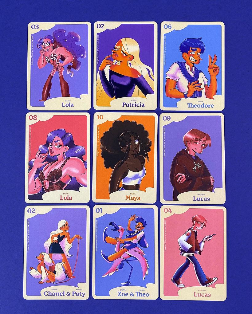 MOXIE: illustrated cards 5