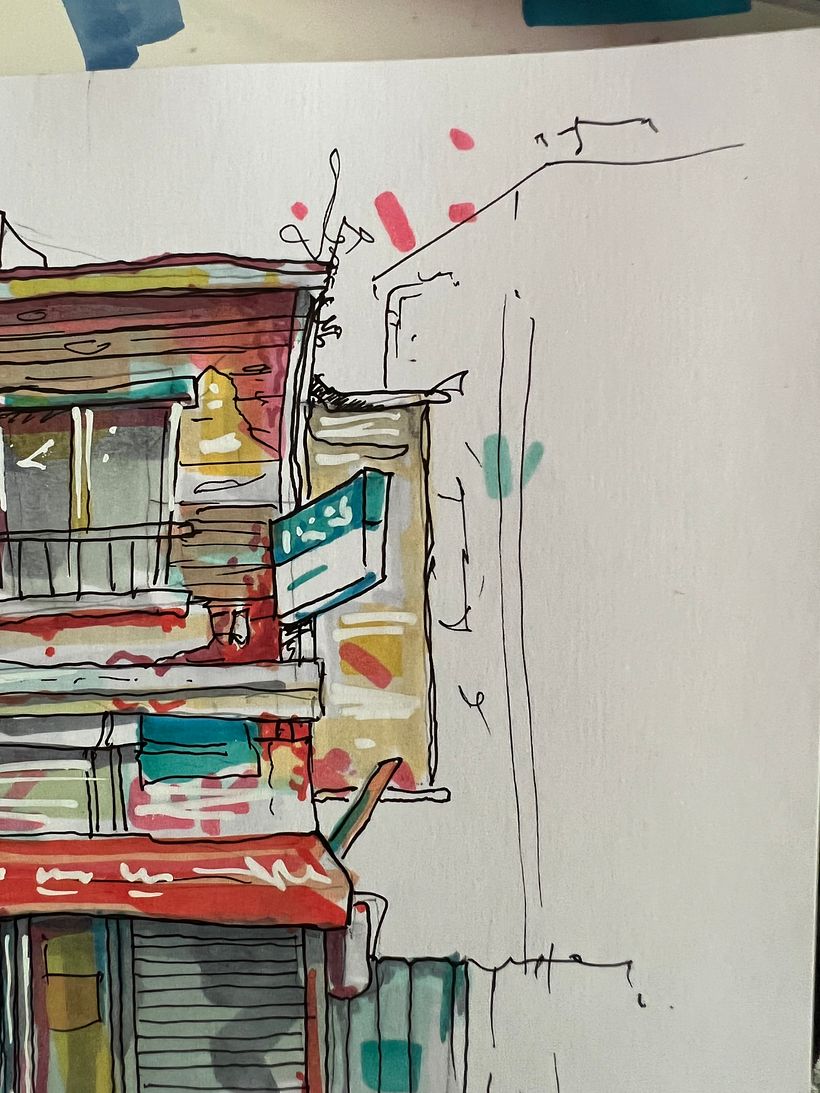 My project for course: Expressive Architectural Sketching with Colored Markers 3
