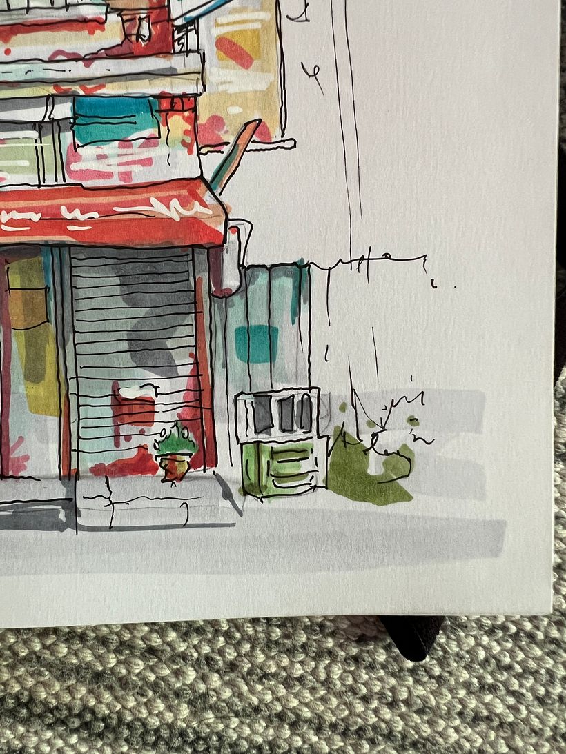 My project for course: Expressive Architectural Sketching with Colored Markers 4