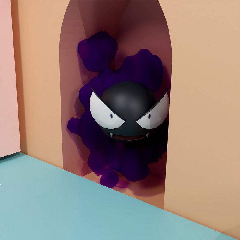 Detalle Gastly.