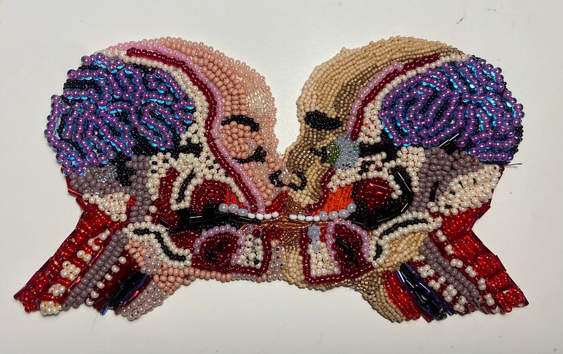 My project for course: Beaded Embroidery Portraits 7