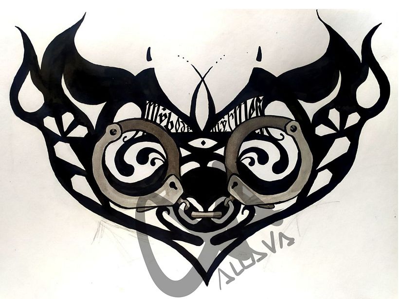 Dark tribal Study 1