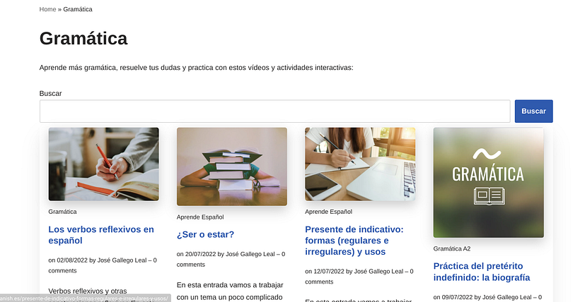 He usado un widget de "posts" para agregar el contenido específico de una categoría concreta