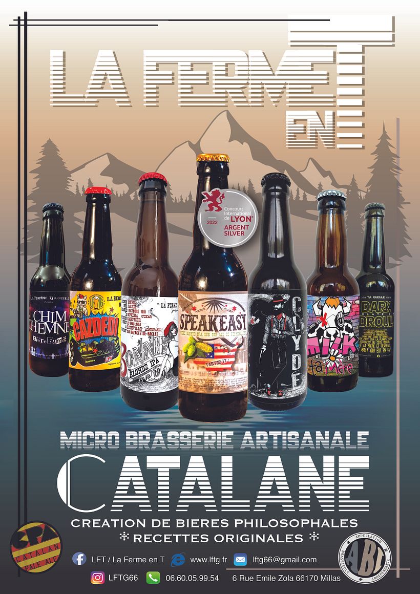Création de l'affiche de notre brasserie