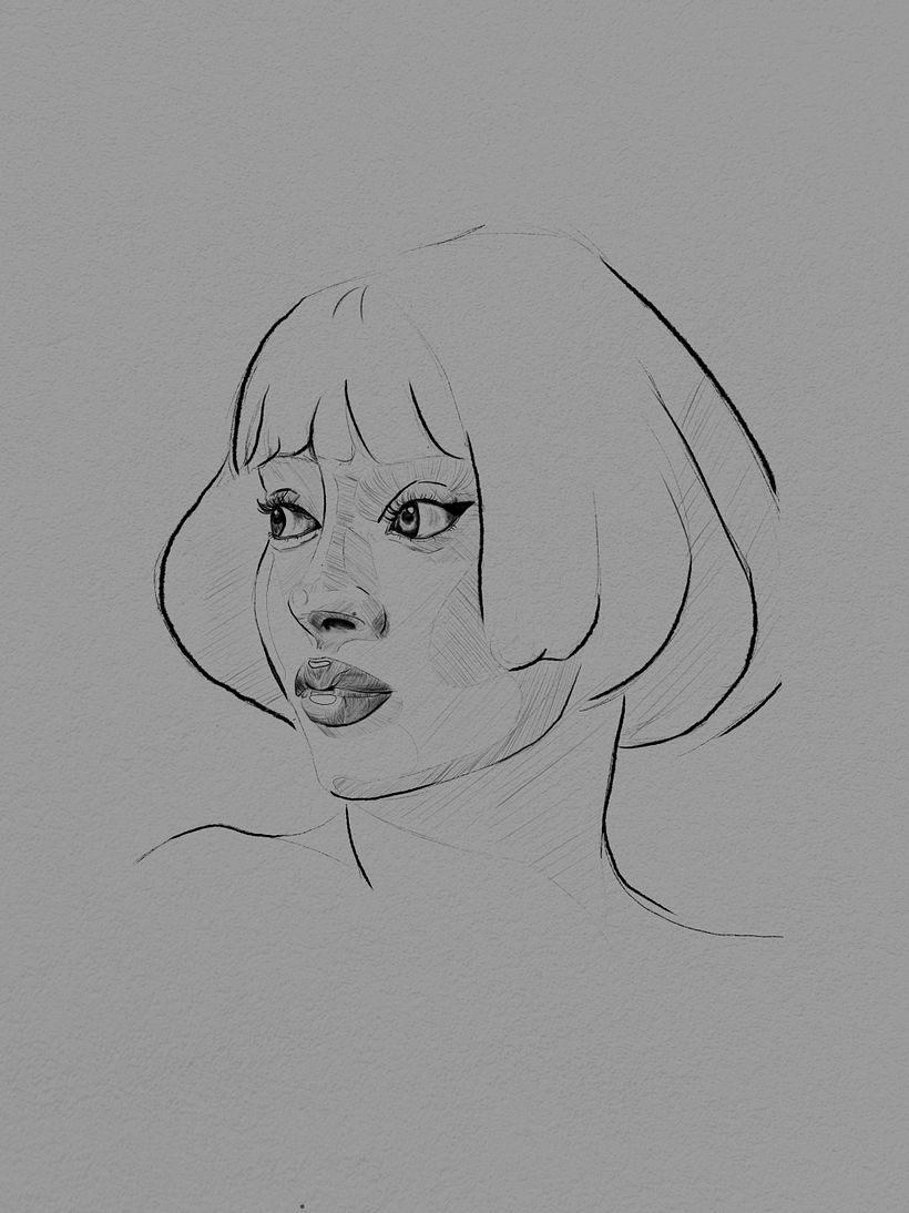 My project for course: Portrait Sketchbooking: Explore the Human Face 1