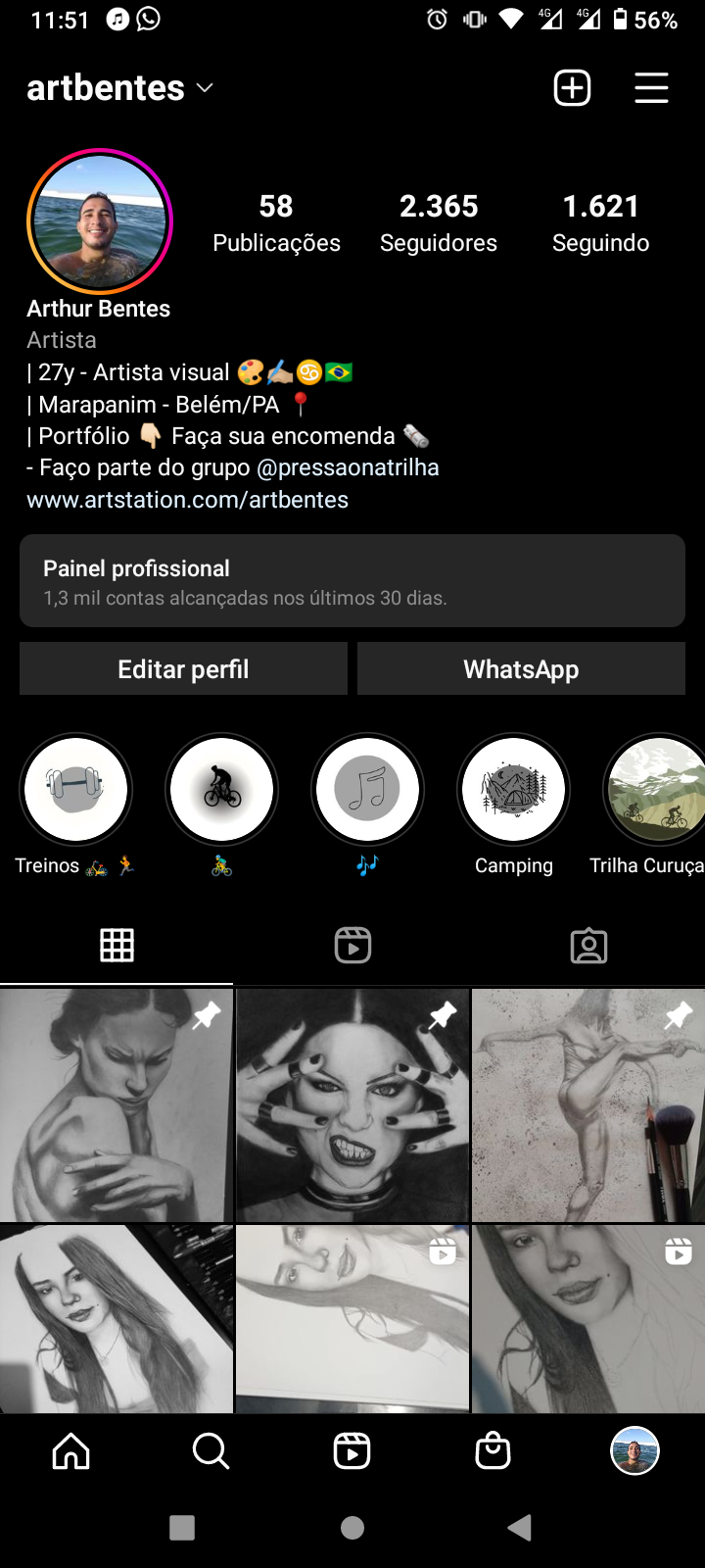 Meu projeto do curso: Instagram: apresente e posicione sua marca pessoal 2