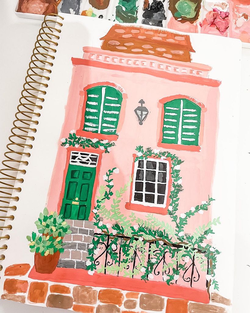 My project for course: Gouache Techniques for Sketchbook Illustration 5