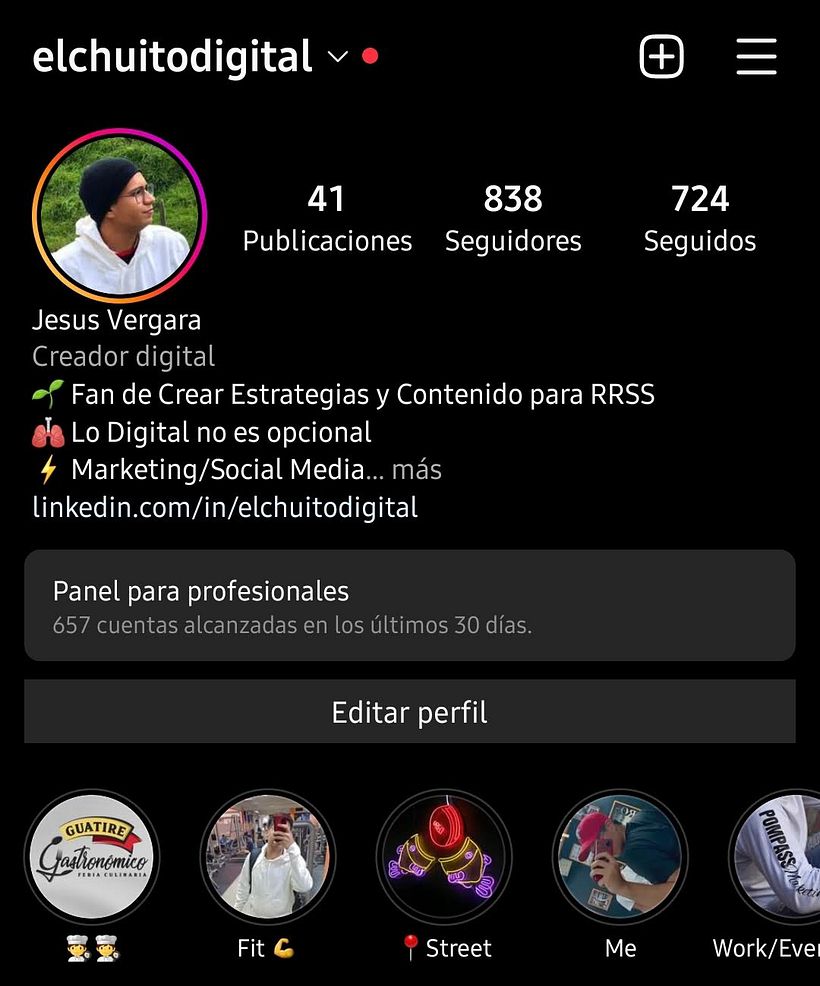 Mi proyecto del curso: Estrategia de marca en Instagram 1