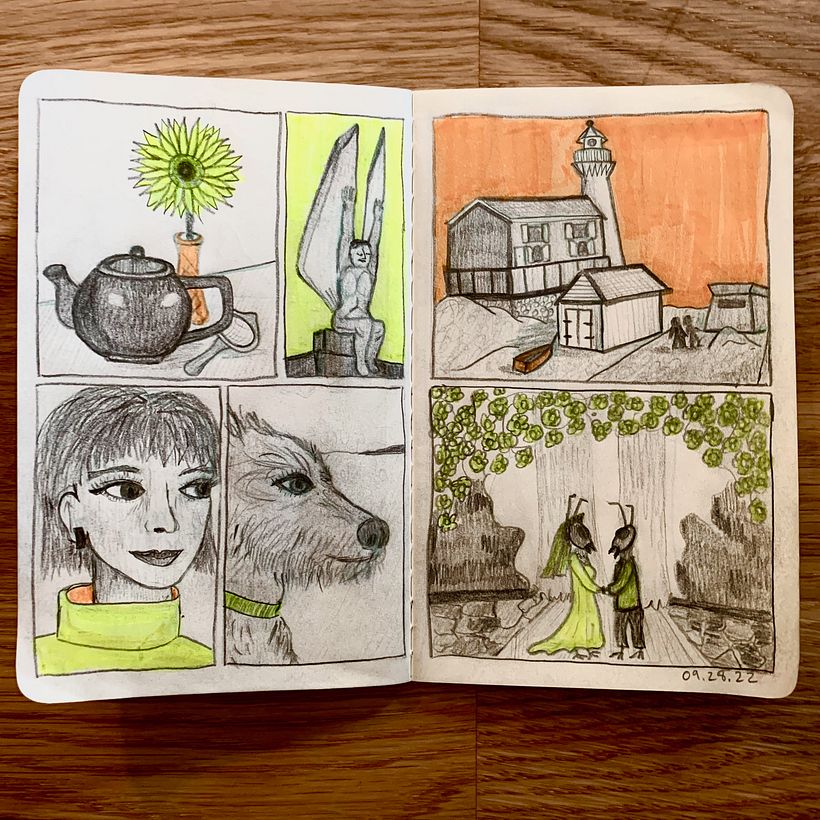 My project for course: Sketchbooking for Beginners: Learn to Draw Your Surroundings 1