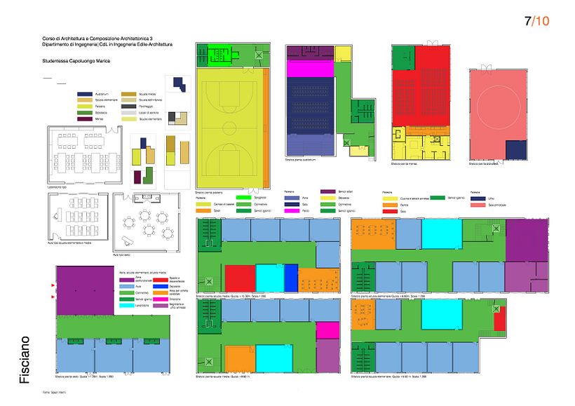 Illustrazione di un progetto per 3 gruppi di scuole 6