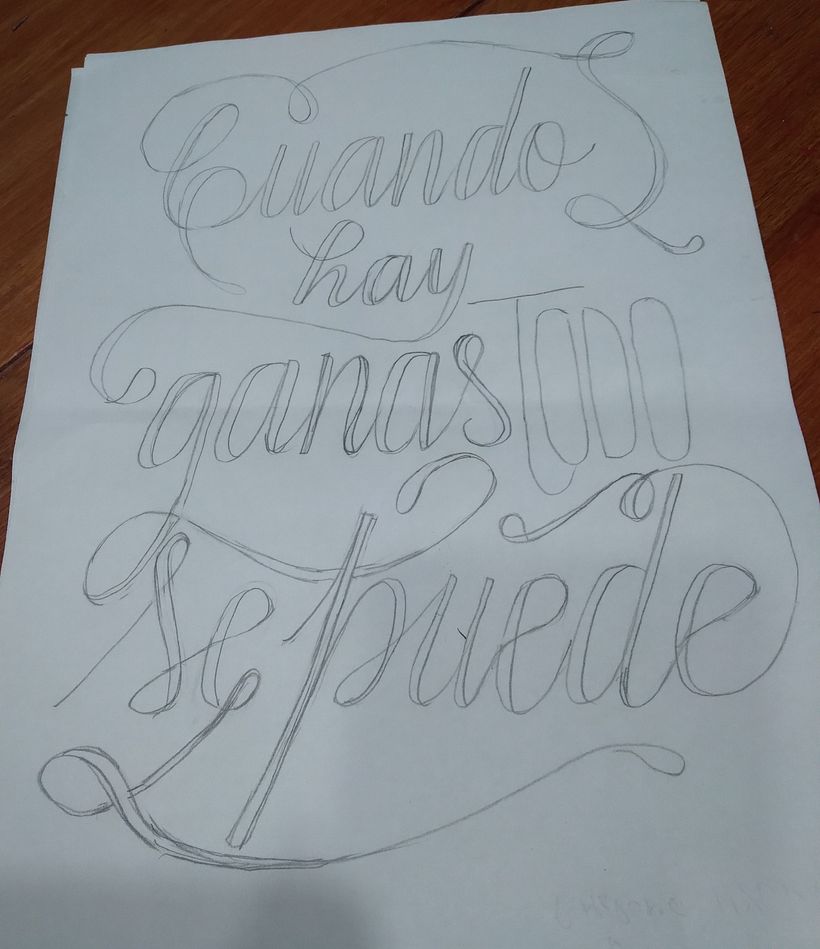 Mi proyecto del curso: Introducción al script lettering 2