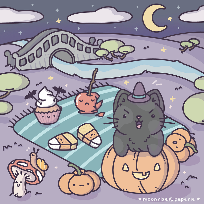 My final project! Coloring is always the hardest part for me but I think I did alright and using a set color palette helped!