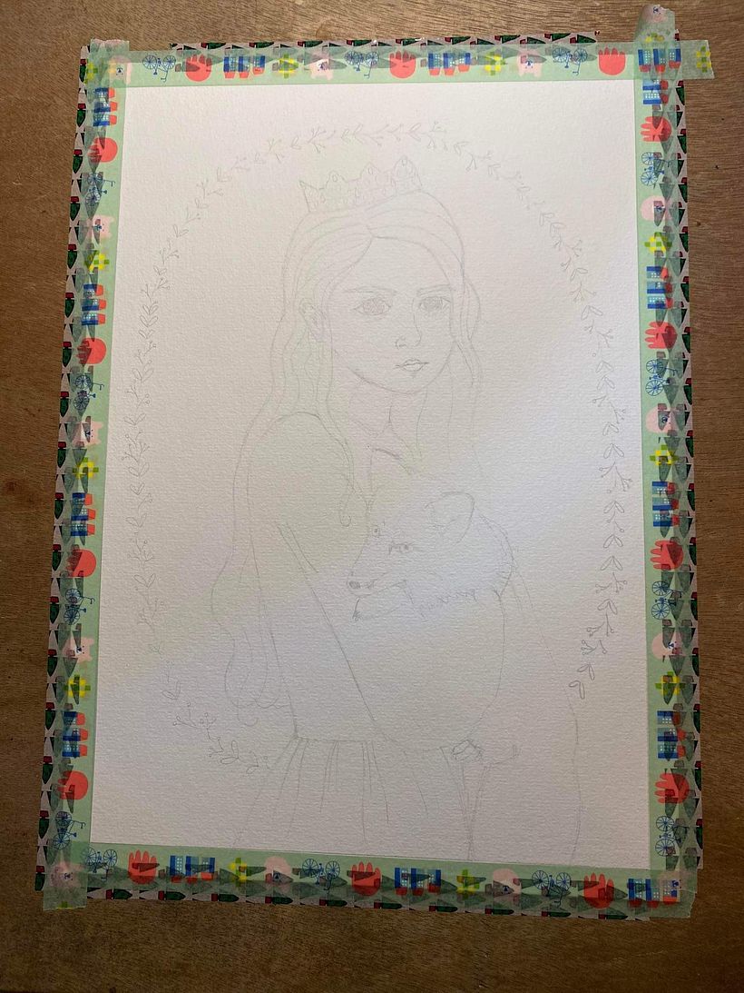 Mon projet du cours :  Illustration de contes de fées à l'aquarelle 6
