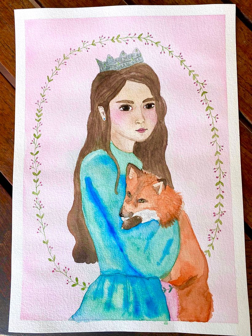 Mon projet du cours :  Illustration de contes de fées à l'aquarelle 11