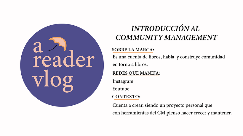 Mi proyecto del curso: Introducción al community management 1