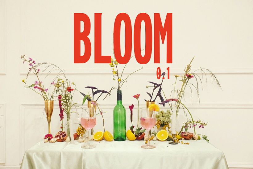 BLOOM SERIES. My project for course: Design and Creation of  Floral Compositions  2