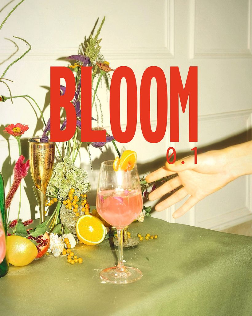 BLOOM SERIES. My project for course: Design and Creation of  Floral Compositions  3