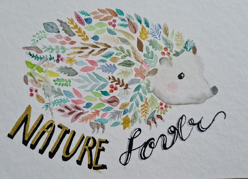 Brincando com a aquarela 1