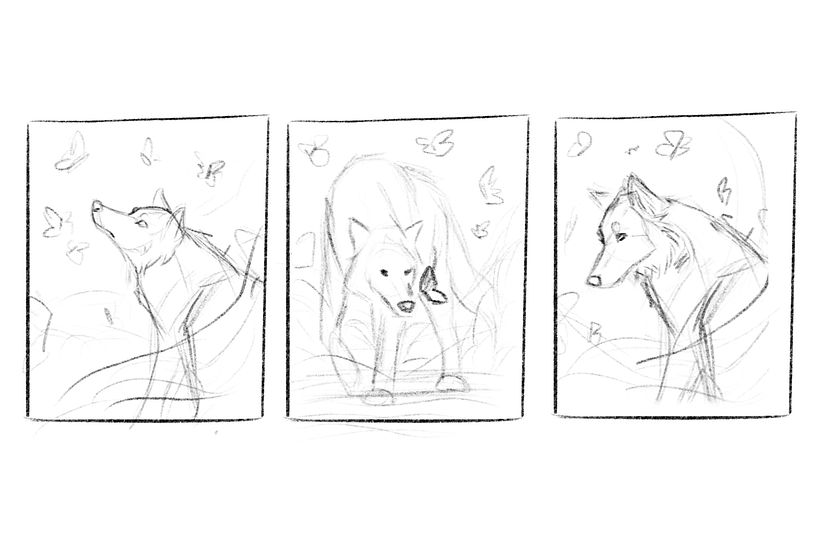 First three sketches