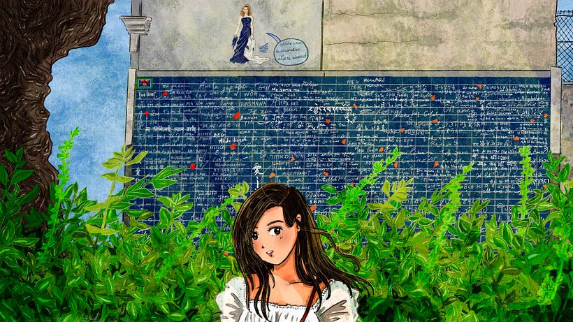 My project for course: Illustration and GIF Creation on Procreate_Wall of Love 5