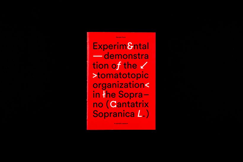Cantatrix Sopranica L. by Georges Perec - Diseño editorial