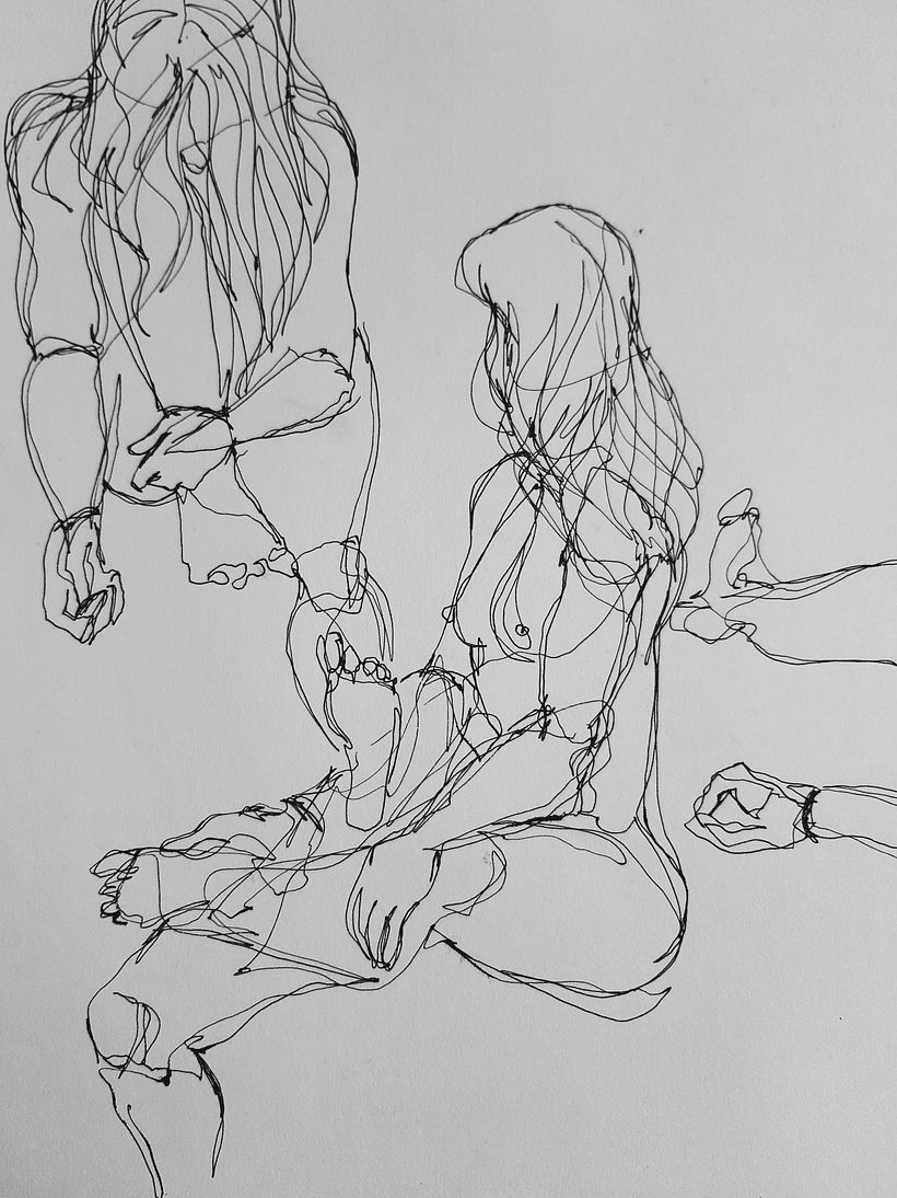 Life Model drawing 6