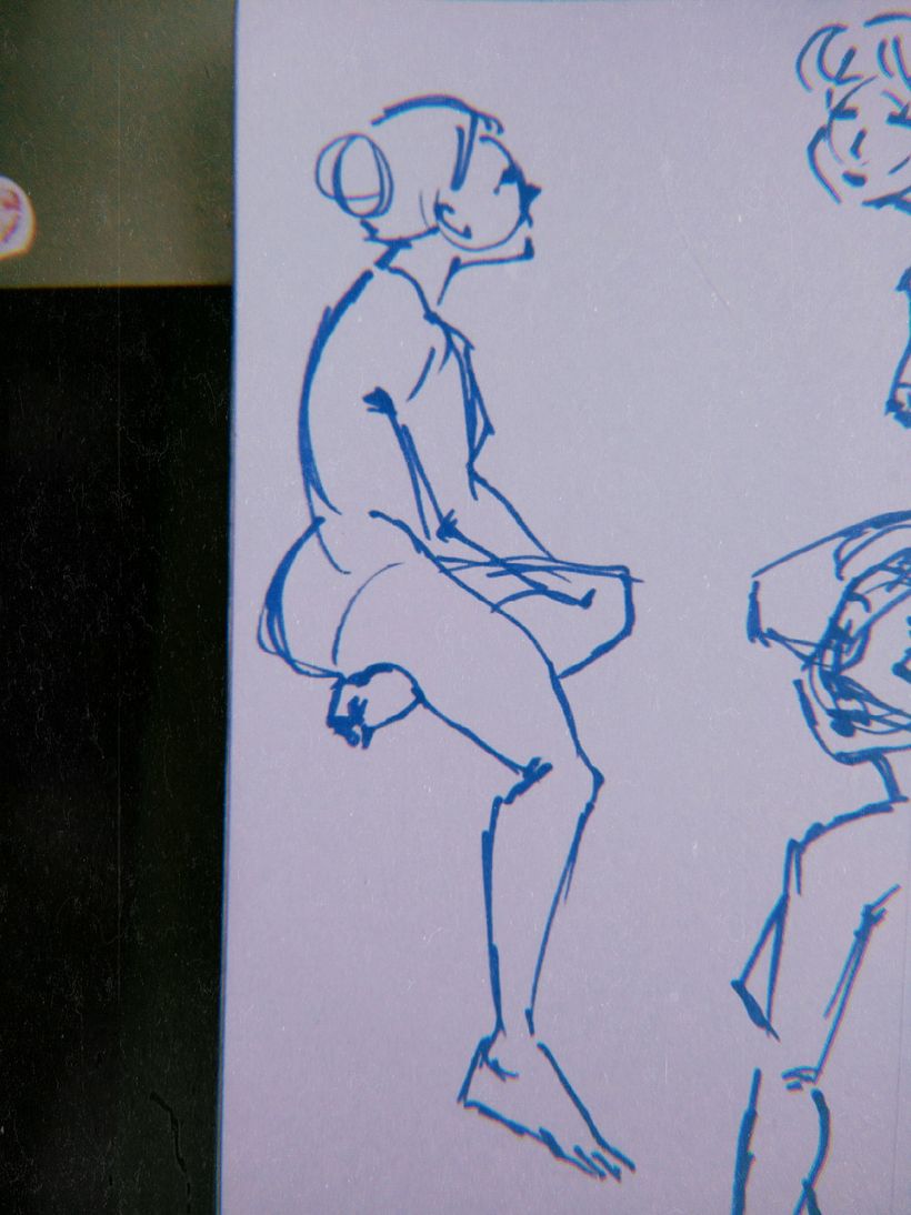 Life Model drawing 7