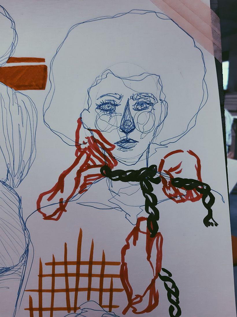 Life Model drawing 9