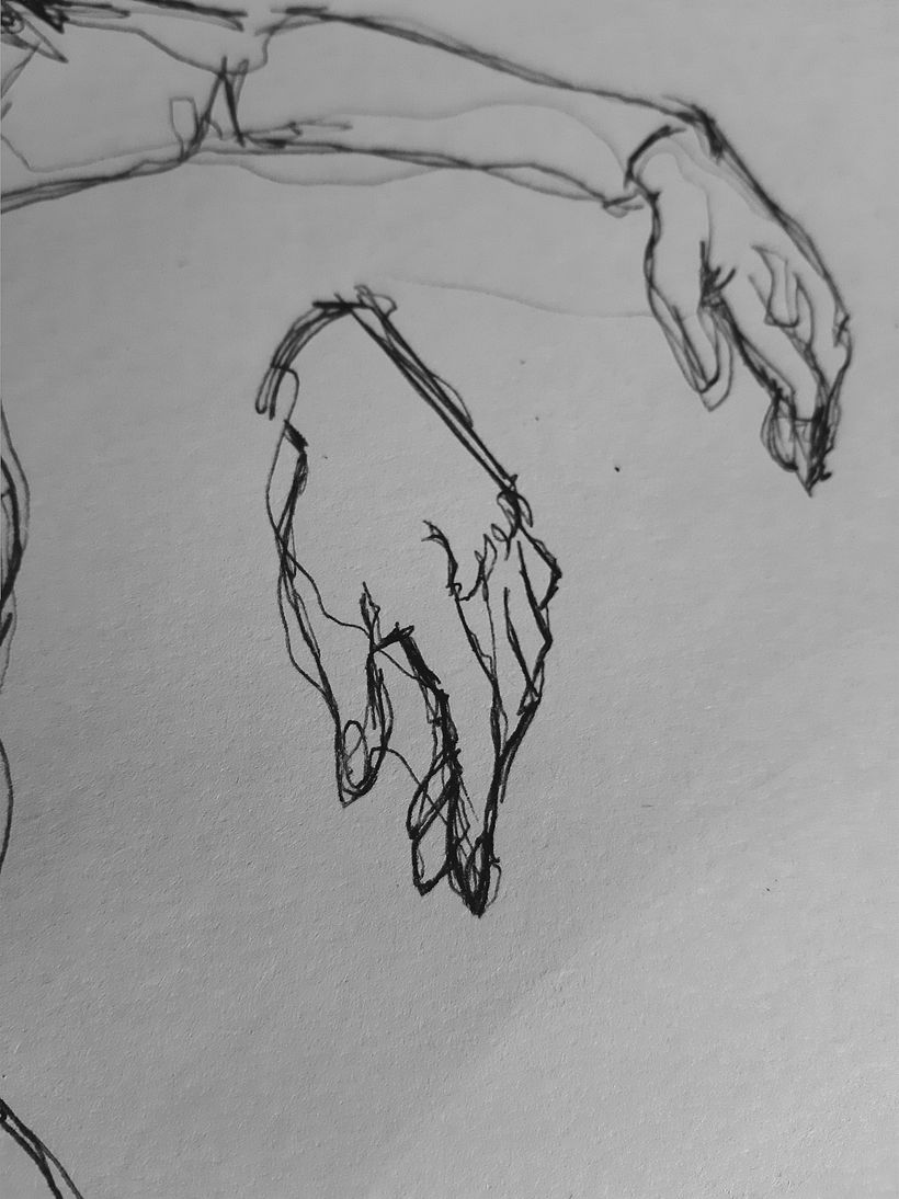 Life Model drawing 5