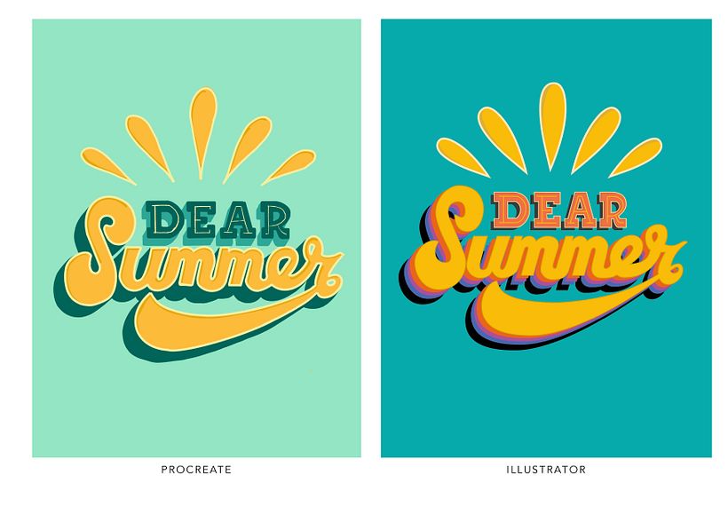 final projects. I think more could have been done with flourishes to make them feel part of the design