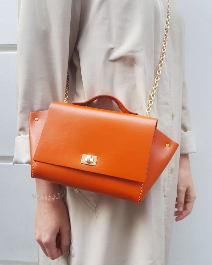 Le sac Nadine en cuir  2