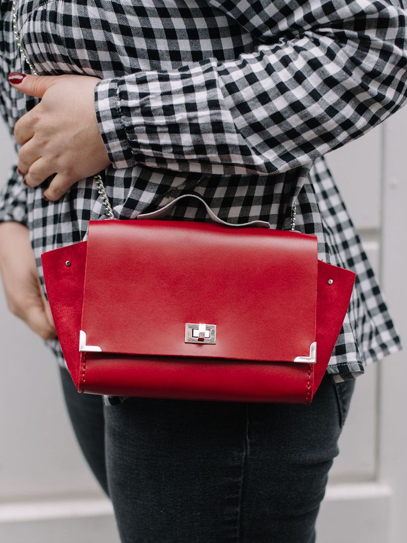 Le sac Nadine en cuir  10