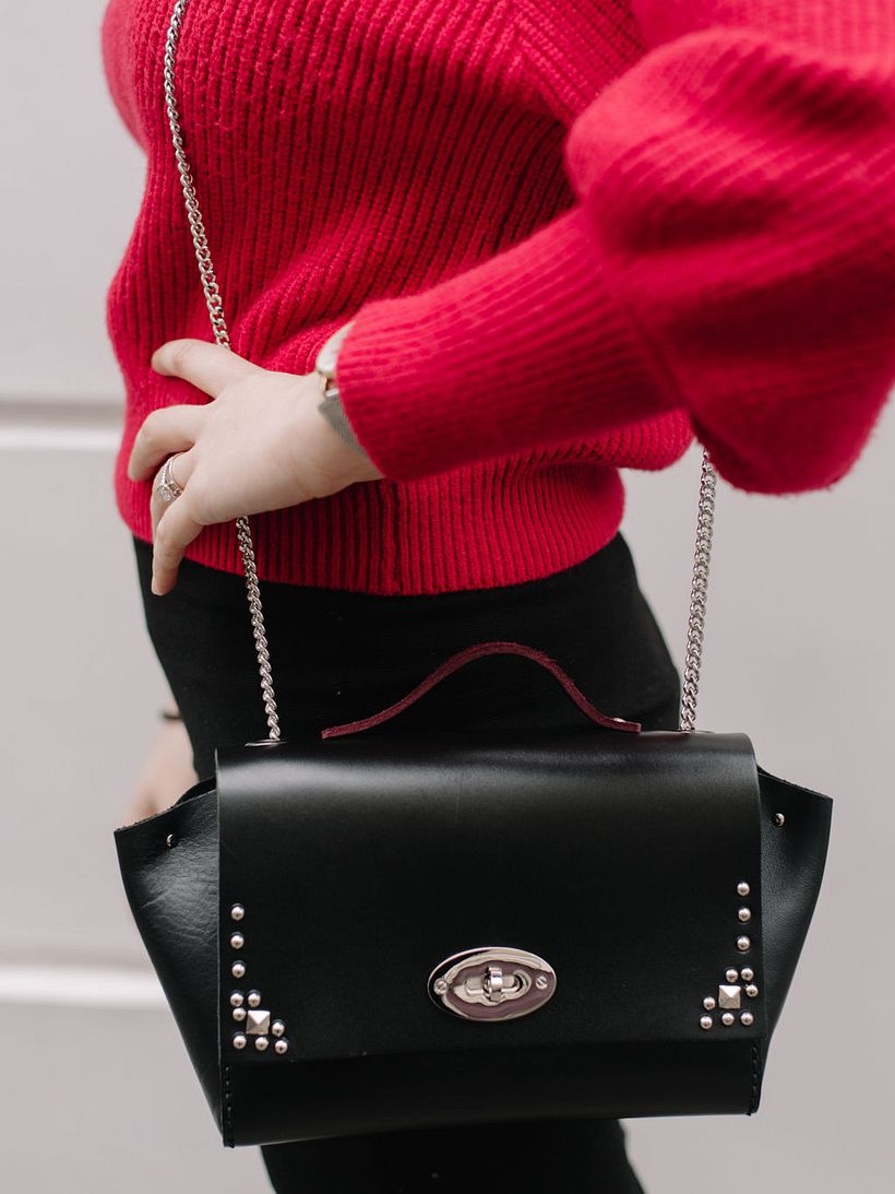 Le sac Nadine en cuir  12