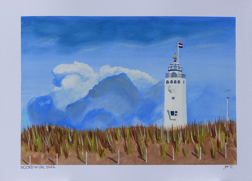 Before Storm - Noordwijk, The Netherlands (texture practice)