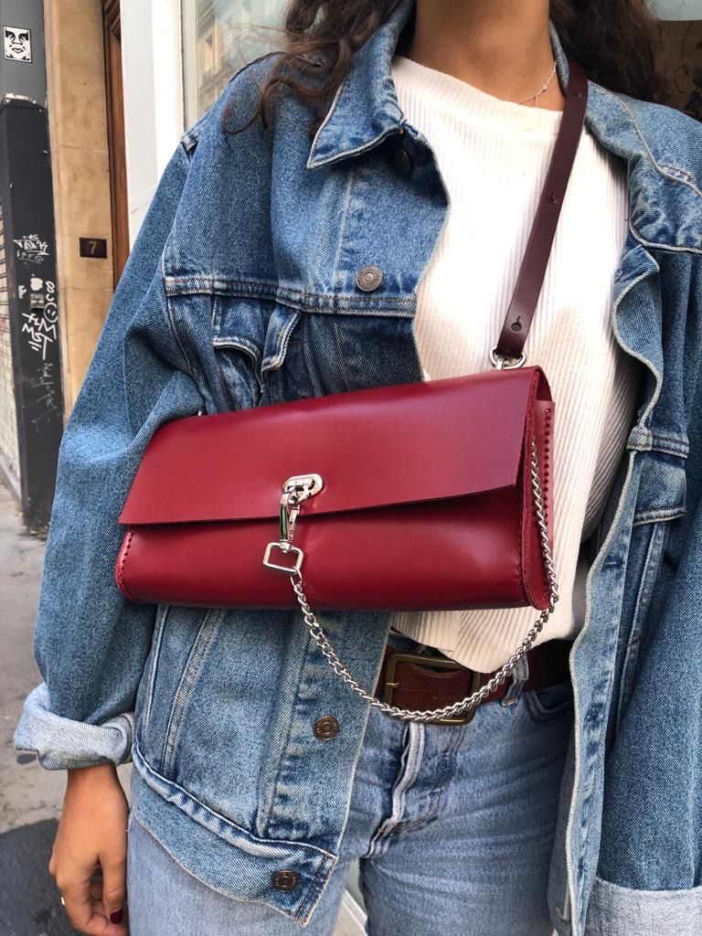 Le sac allumette en cuir  5