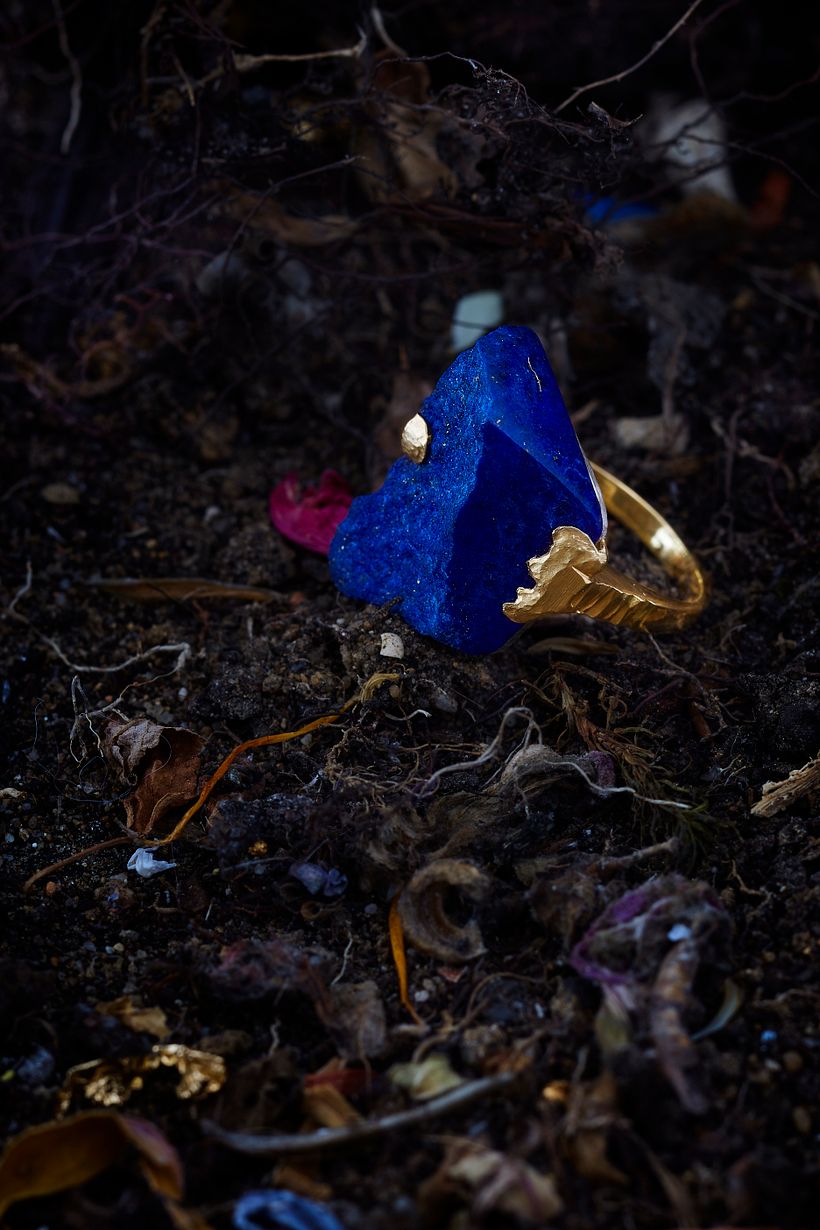 Bague Sommet Bleu ©moncaramelparis