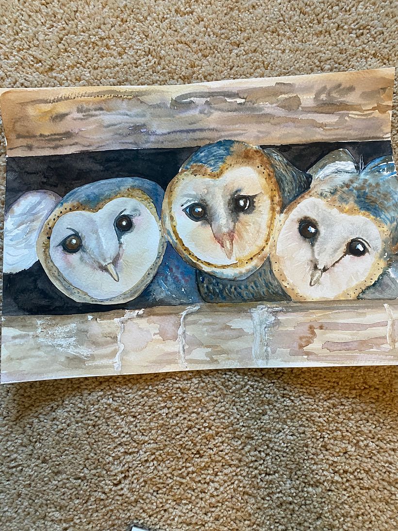 My project for course: Expressive Animal Portraits in Watercolor 1