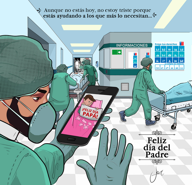 Día del padre COVID / área de la salud 4