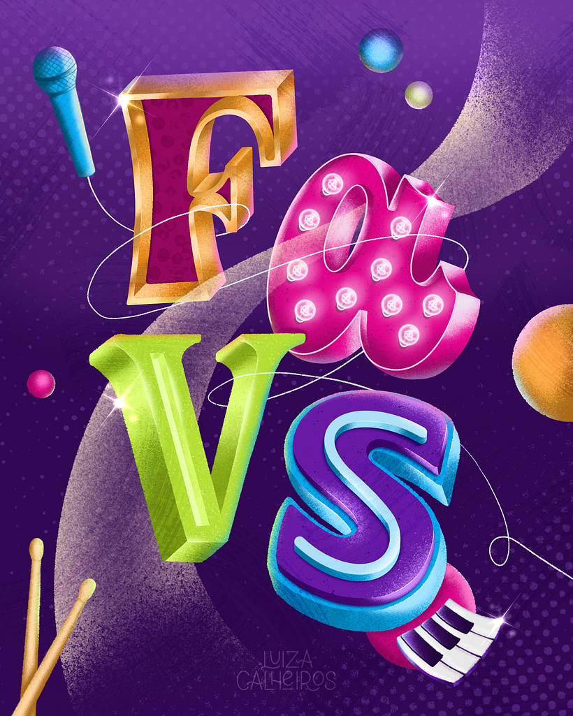 Meu projeto do curso: Design de letras customizadas com Procreate 2