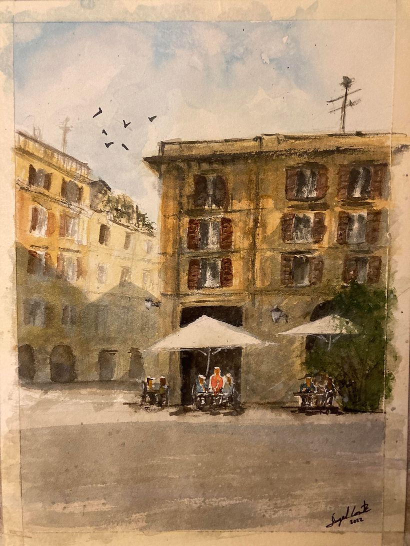 My project for course: Modern Techniques for Watercolor Cityscapes 2