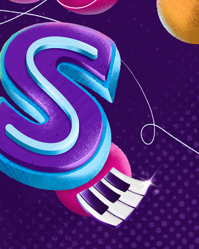 Meu projeto do curso: Design de letras customizadas com Procreate 10