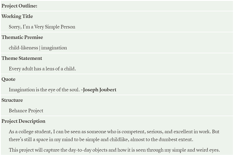 Sorry, I'm a Very Simple Person 1