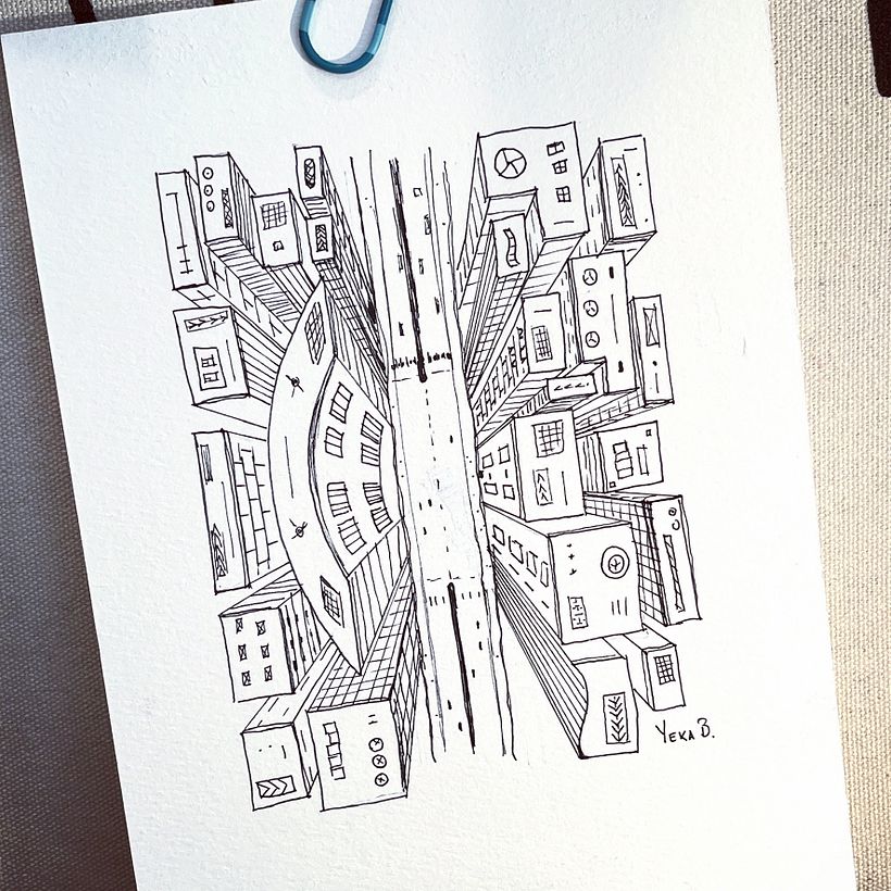 Single Perspective -  Tekening
