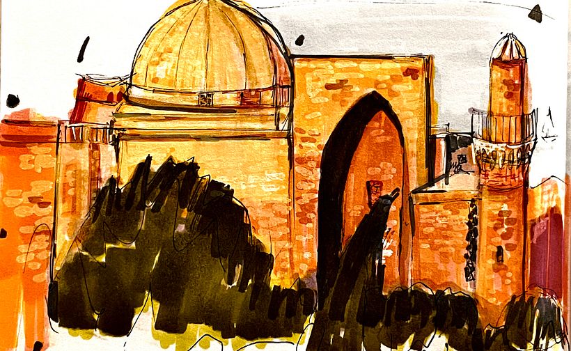 My project for course: Expressive Architectural Sketching with Colored Markers 3