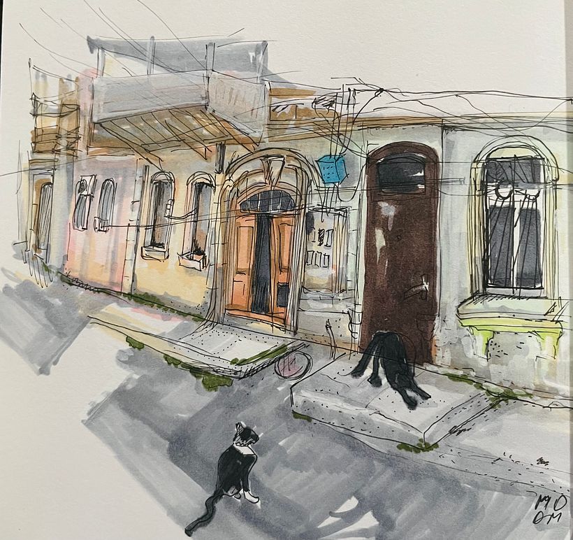 My project for course: Expressive Architectural Sketching with Colored Markers 5