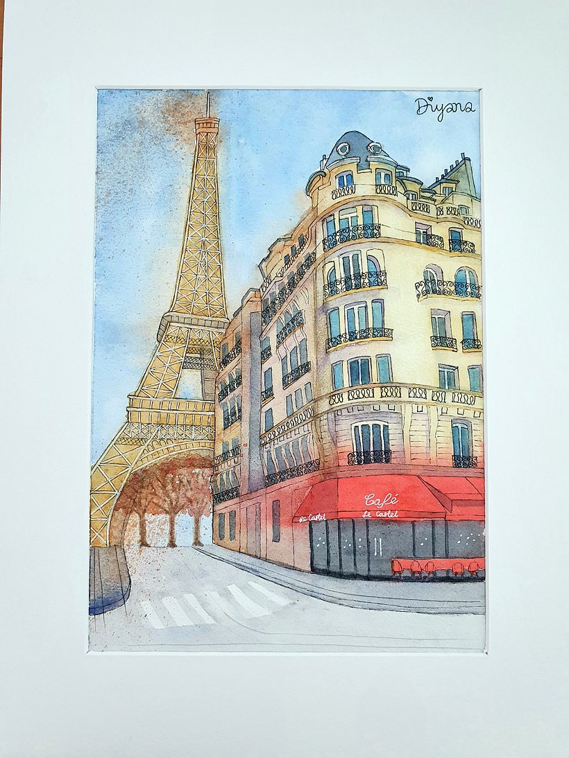 My project for course: Architectural Sketching with Watercolor and Ink 1